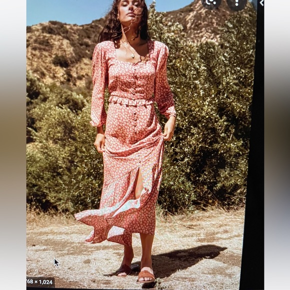 Lost + Wander Madison maxi/midi dress, long sleeve - Picture 5 of 17